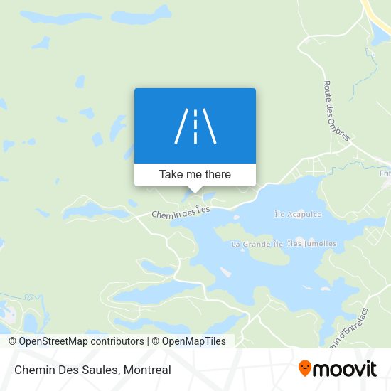 Chemin Des Saules map
