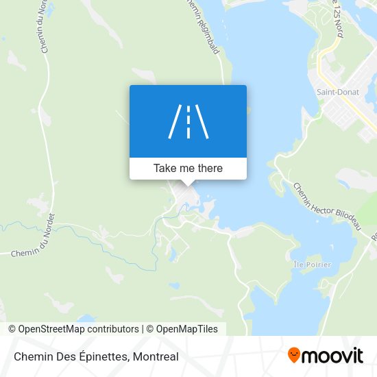Chemin Des Épinettes map