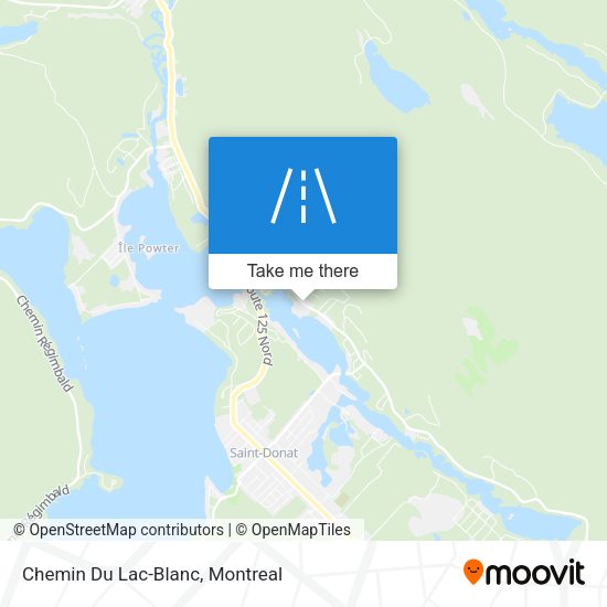 Chemin Du Lac-Blanc map