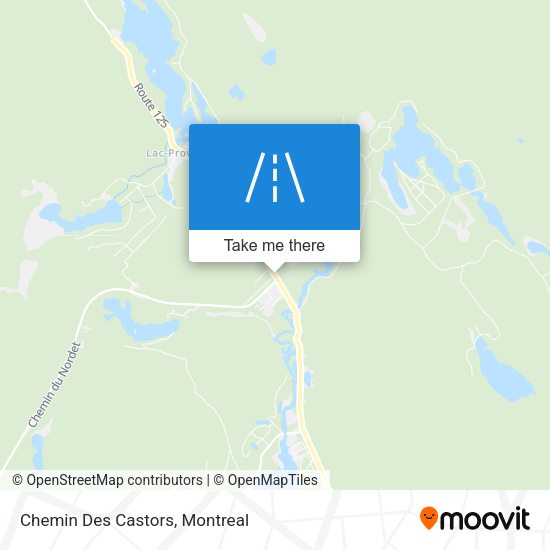 Chemin Des Castors map