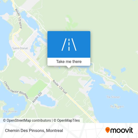 Chemin Des Pinsons map
