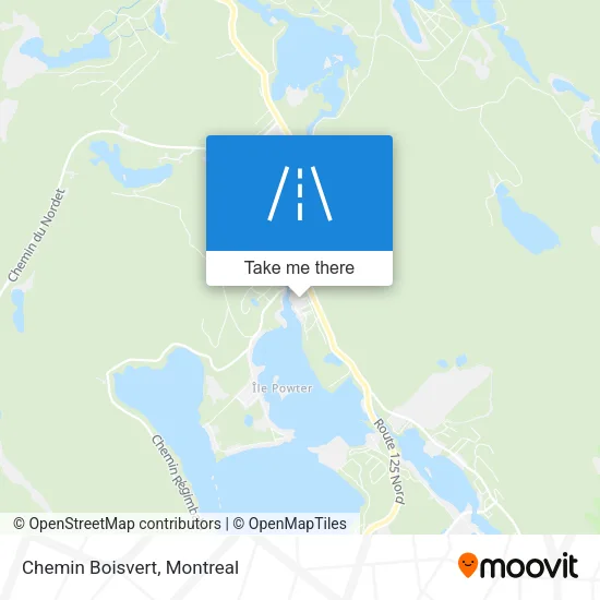 Chemin Boisvert map