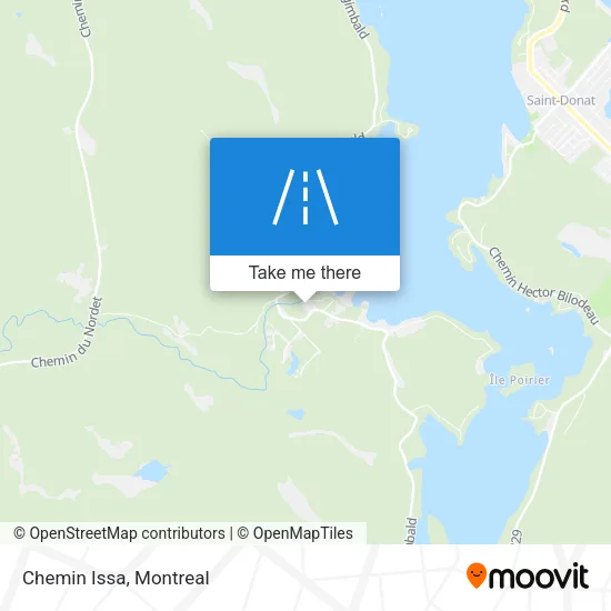 Chemin Issa map