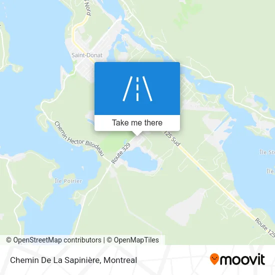 Chemin De La Sapinière map