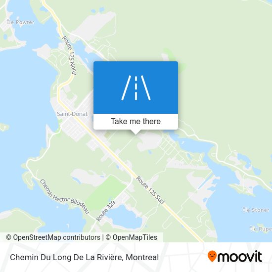 Chemin Du Long De La Rivière map
