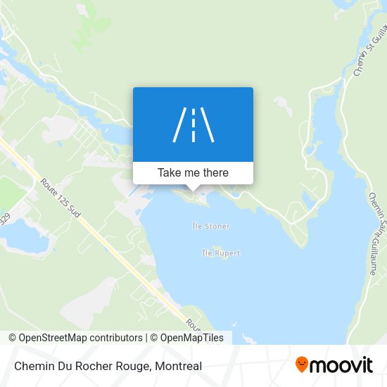 Chemin Du Rocher Rouge map