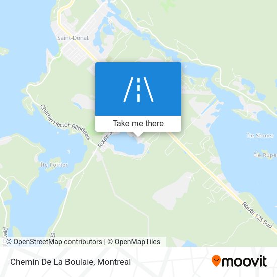 Chemin De La Boulaie map