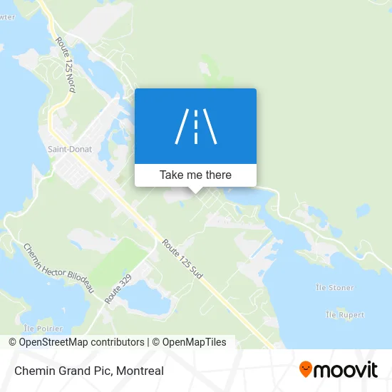 Chemin Grand Pic map