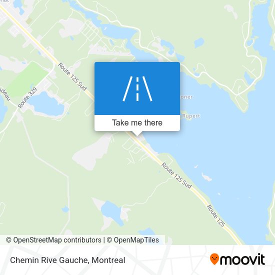 Chemin Rive Gauche map