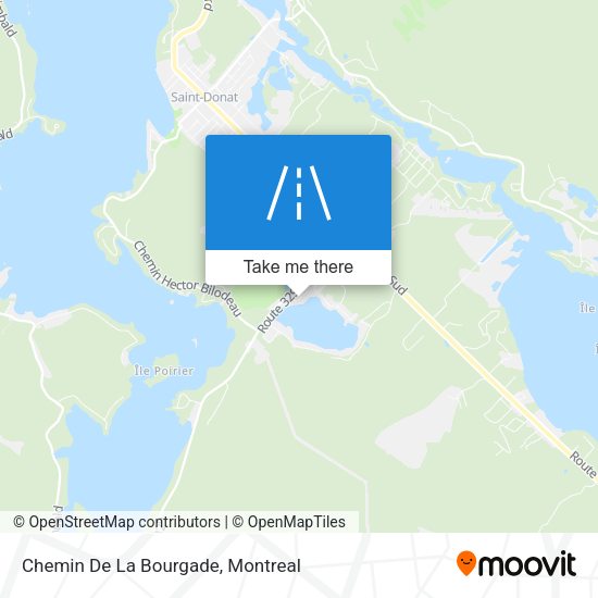 Chemin De La Bourgade map