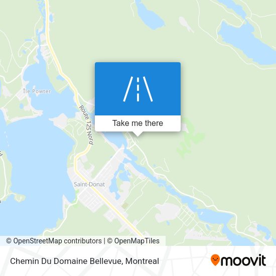 Chemin Du Domaine Bellevue map