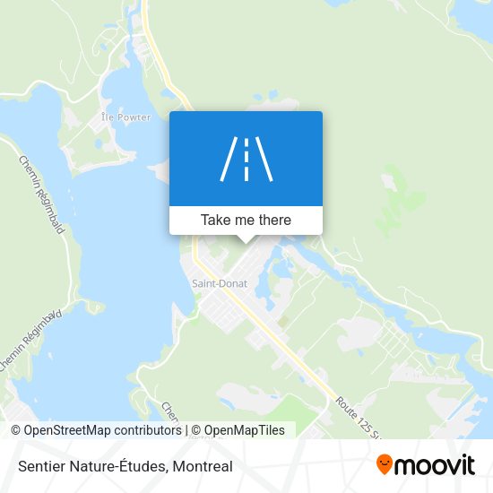 Sentier Nature-Études map