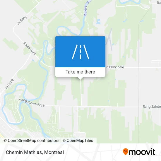 Chemin Mathias map