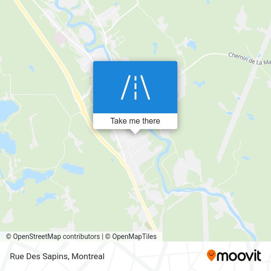 Rue Des Sapins map
