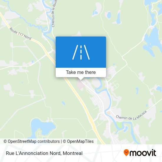Rue L'Annonciation Nord map