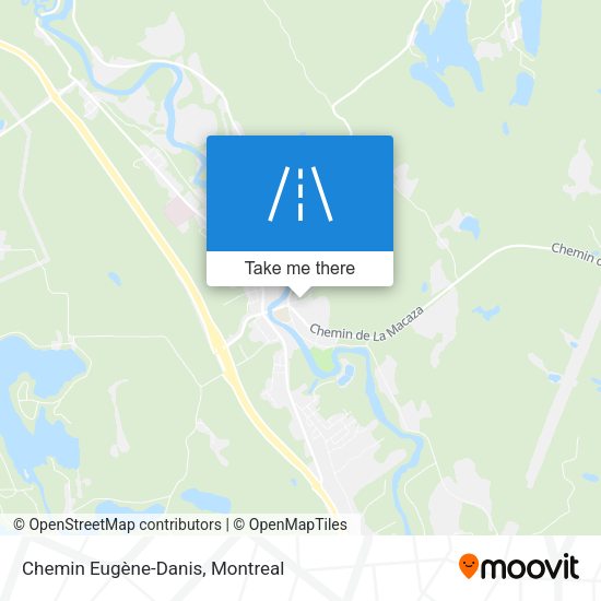 Chemin Eugène-Danis map