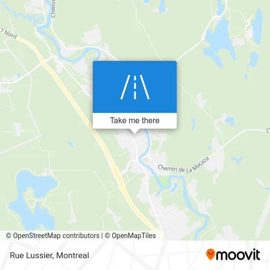 Rue Lussier map