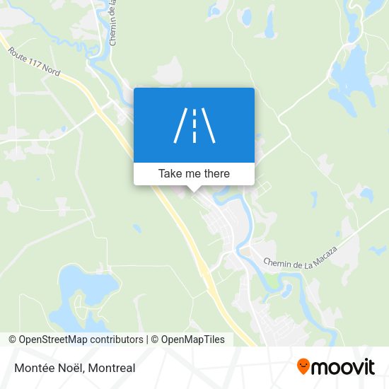 Montée Noël map