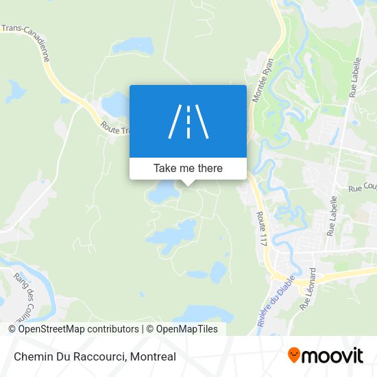 Chemin Du Raccourci map