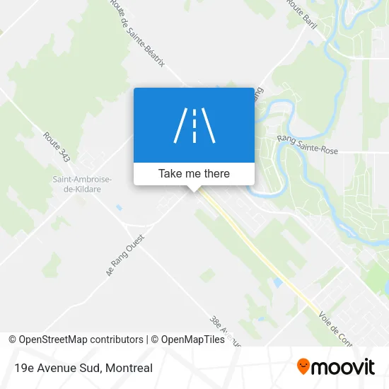 19e Avenue Sud map