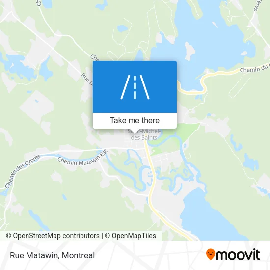 Rue Matawin map
