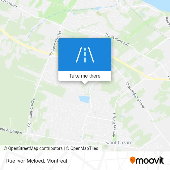 Rue Ivor-Mcloed map