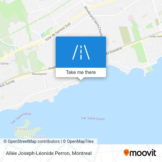 Allée Joseph-Léonide Perron map