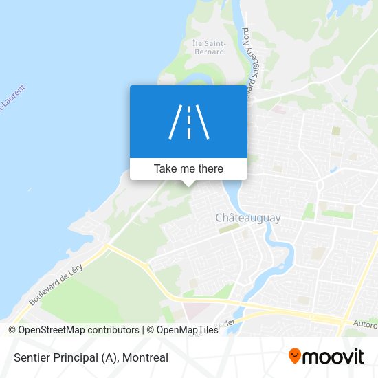 Sentier Principal (A) map