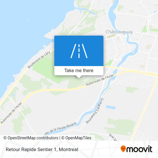 Retour Rapide Sentier 1 map