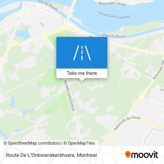 Route De L’Onkwanakeráhsera map