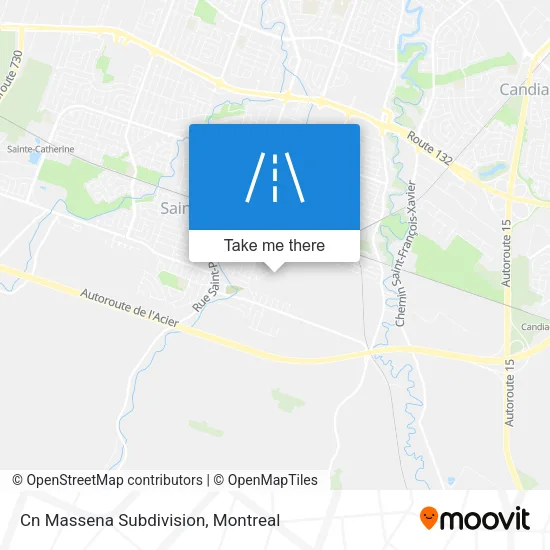 Cn Massena Subdivision map
