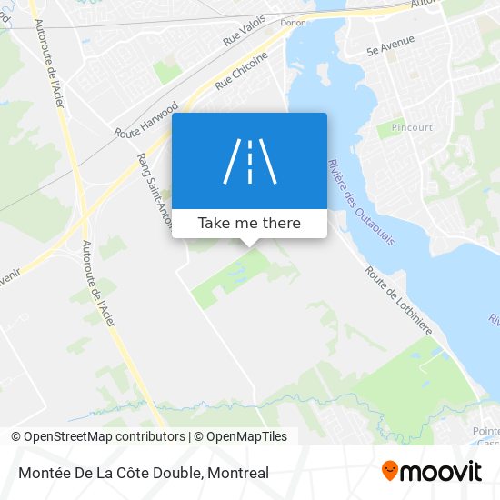 Montée De La Côte Double map