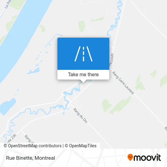 Rue Binette map