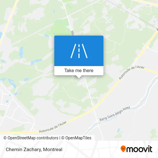 Chemin Zachary map