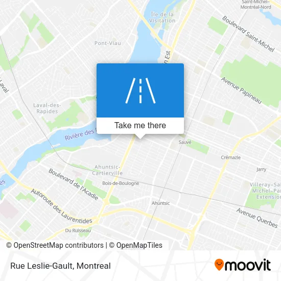 Rue Leslie-Gault map