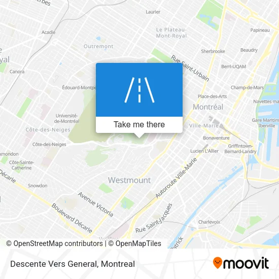 Descente Vers General map