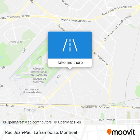 Rue Jean-Paul Laframboise map