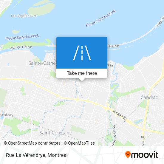 Rue La Vérendrye map