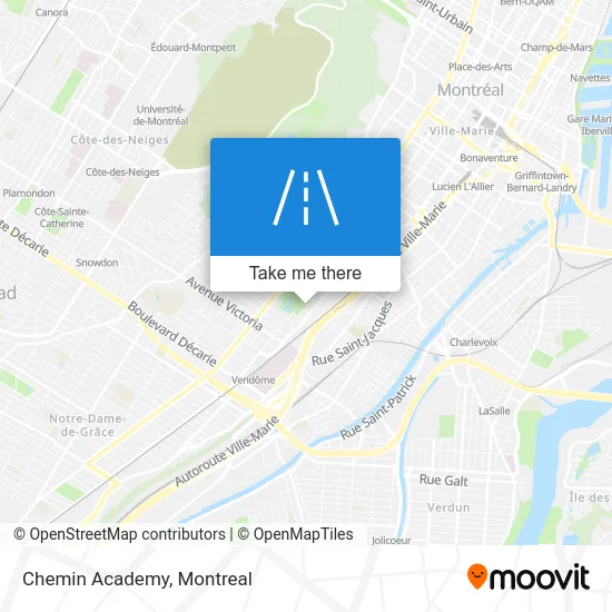 Chemin Academy map