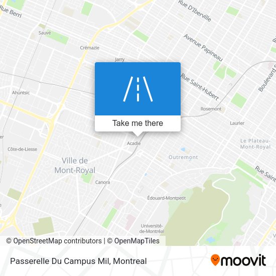 Passerelle Du Campus Mil map