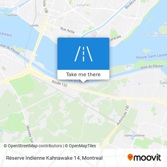Réserve Indienne Kahnawake 14 map