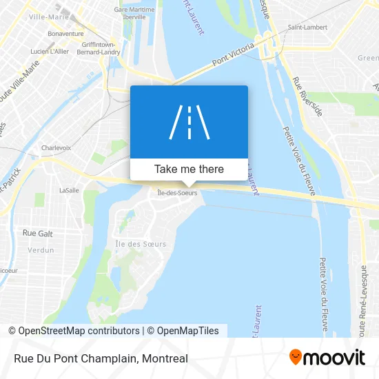 Rue Du Pont Champlain map