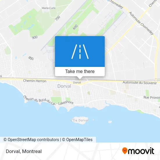 Dorval map