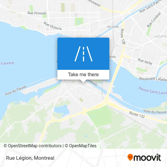 Rue Légion map