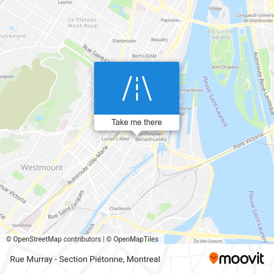 Rue Murray - Section Piétonne map