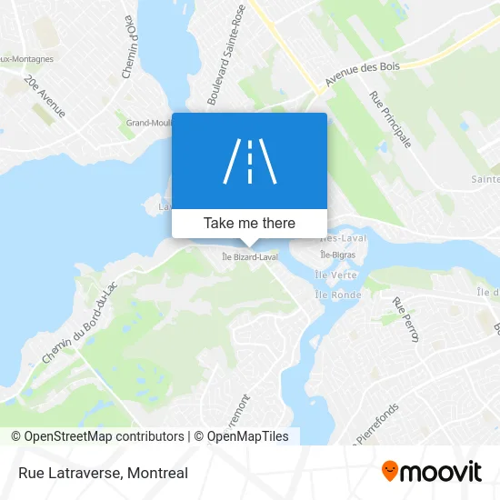 Rue Latraverse map