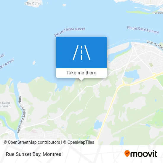 Rue Sunset Bay map