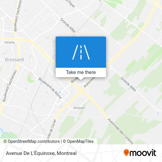 Avenue De L'Équinoxe map