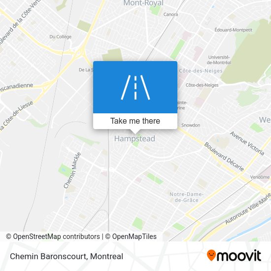 Chemin Baronscourt map