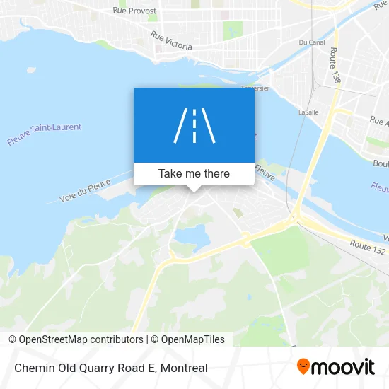 Chemin Old Quarry Road E map
